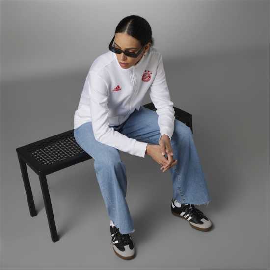 Adidas Fcb Anth Jktw Tracksuit Top Womens  