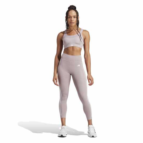 Adidas Tlrdim Hs Bra Medium Impact Sports Womens Preloved Fig Спортни сутиени