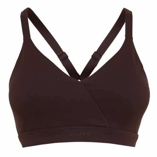 Usa Pro Light Bra Womens Espresso 