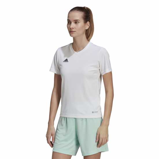 Adidas Ent22 Jersey Womens White Дамски тениски и фланелки