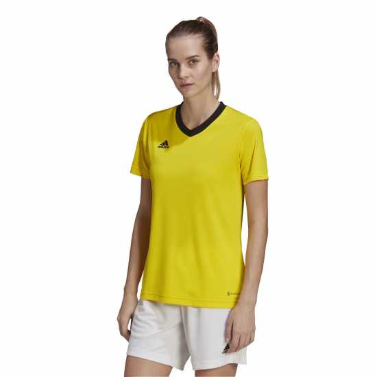 Adidas Ent22 Jersey Womens Yellow/Black Дамски тениски и фланелки