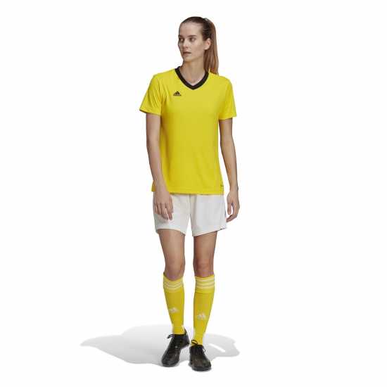 Adidas Ent22 Jersey Womens Yellow/Black Дамски тениски и фланелки