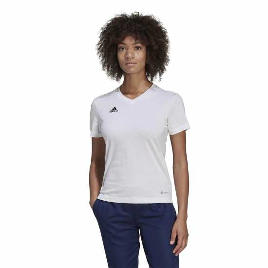 Adidas Тениска Ent22 T Shirt Womens White Дамски тениски и фланелки