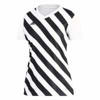 Adidas Ent22 Graphic Jersey Womens Black/White Дамски тениски и фланелки