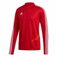 Adidas Мъжка Спортна Тениска Tiro 19 Training Top Mens Силно червено / Бяло Мъжки ризи