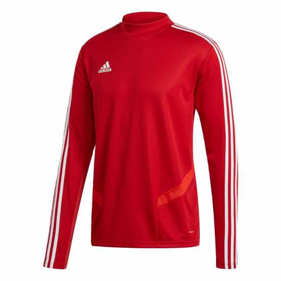 Adidas Мъжка Спортна Тениска Tiro 19 Training Top Mens Силно червено / Бяло Мъжки ризи
