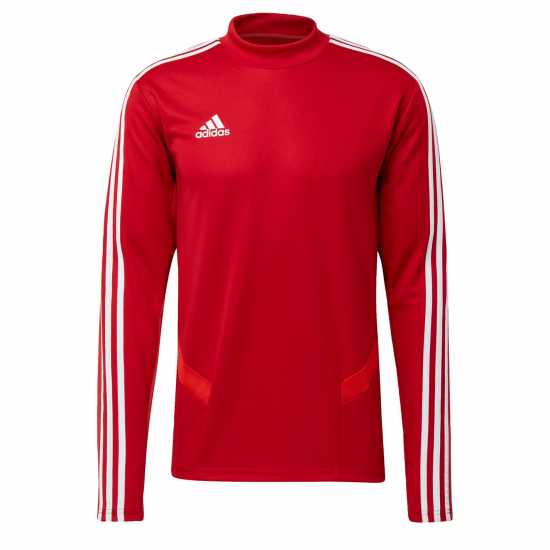 Adidas Мъжка Спортна Тениска Tiro 19 Training Top Mens Силно червено / Бяло Мъжки ризи