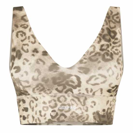 Usa Pro Pro Medium Impact V Neck Bra Womens  Спортни сутиени