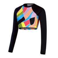 Speedo Printed Long-Sleeve Performance Gym Top  