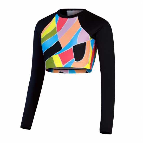 Speedo Printed Long-Sleeve Performance Gym Top Speedo Printed Long-Sleeve Performance Gym Top