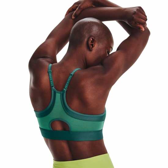 Under Armour Covered Low Bra Green Спортни сутиени