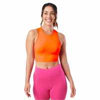 Nathan Int Crop Top Ld99 Orange Blaze Спортни сутиени