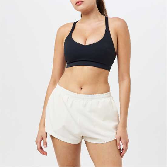 Usa Pro Pro V Front Bra Womens Черно Спортни сутиени