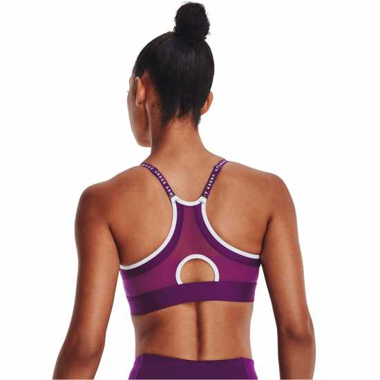 Under Armour Infinity Covered Womens Light Support Sports Bra Rivalry/White Спортни сутиени