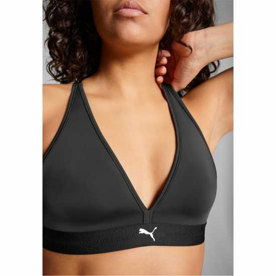 Puma Women's Padded Triangle Low Impact Sports Bra  