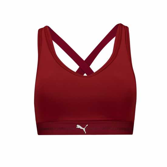 Спортни сутиени Puma Women Sporty Padded Top 1P Low Impact Sports Bra Womens Burgundy Puma Women Sporty Padded Top 1P Low Impact Sports Bra Womens Burgundy Спортни сутиени