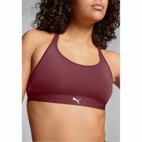 Спортни сутиени Puma Women Sporty Padded Top 1P Low Impact Sports Bra Womens Burgundy Puma Women Sporty Padded Top 1P Low Impact Sports Bra Womens Burgundy Спортни сутиени