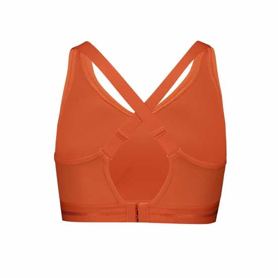 Puma Women Sporty Padded Top 1P Low Impact Sports Bra Womens Flame orange Спортни сутиени