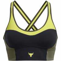 Under Armour Armour Pjt Rck Lets Go Ll Infty Bra Medium Impact Sports Womens Black Спортни сутиени