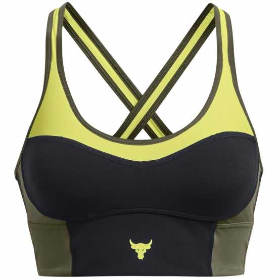 Under Armour Armour Pjt Rck Lets Go Ll Infty Bra Medium Impact Sports Womens Black Спортни сутиени