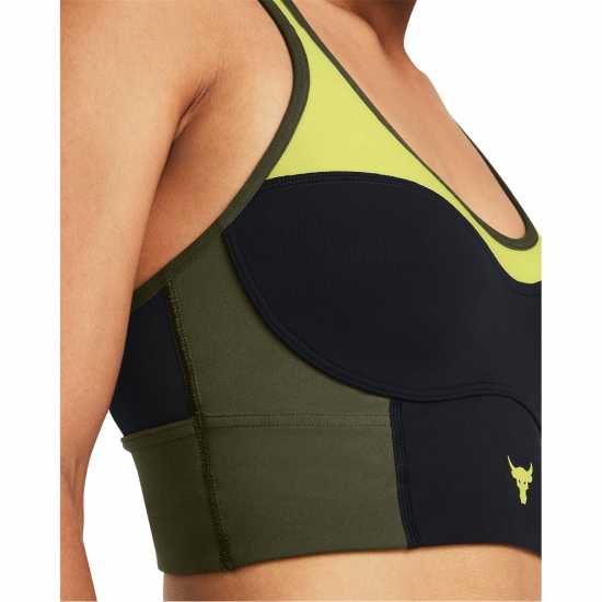 Under Armour Armour Pjt Rck Lets Go Ll Infty Bra Medium Impact Sports Womens Black Спортни сутиени