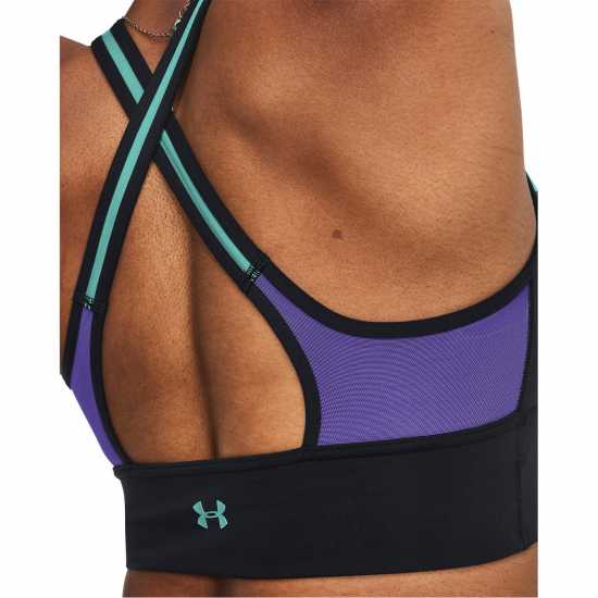 Under Armour Armour Pjt Rck Lets Go Ll Infty Bra Medium Impact Sports Womens Purple Спортни сутиени
