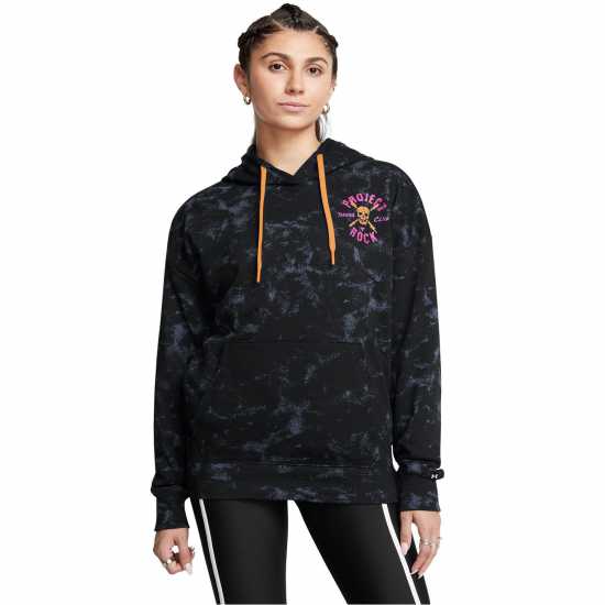 Дамски суичъри и блузи с качулки Under Armour Armour Pjt Rck W Udrground Terry Hd Hoody Womens Black Under Armour Armour Pjt Rck W Udrground Terry Hd Hoody Womens Black Дамски суичъри и блузи с качулки