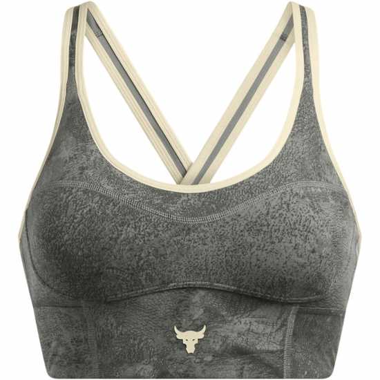 Under Armour Armour Pjt Rck Lg Ll Infty Pt Bra Medium Impact Sports Womens Green Спортни сутиени