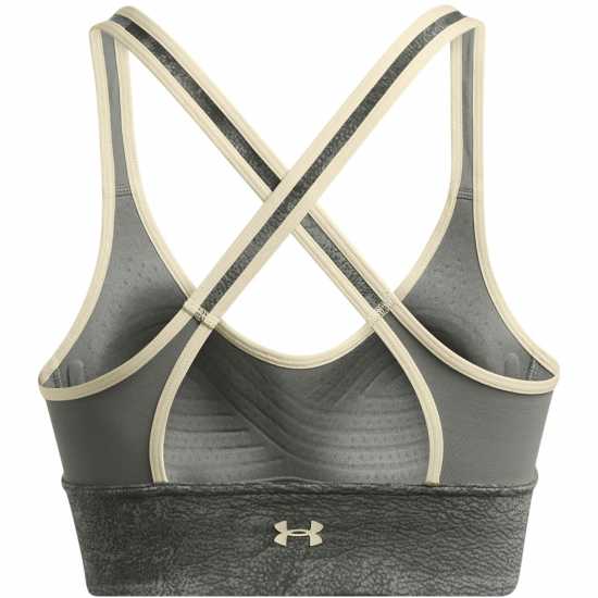 Under Armour Armour Pjt Rck Lg Ll Infty Pt Bra Medium Impact Sports Womens Green Спортни сутиени