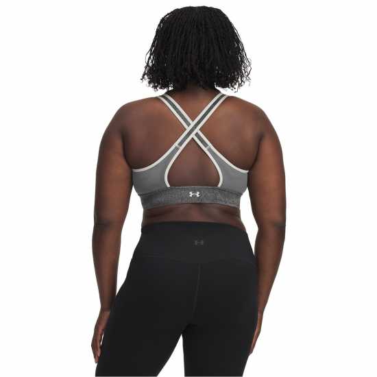 Under Armour Armour Pjt Rck Lg Ll Infty Pt Bra Medium Impact Sports Womens Green Спортни сутиени