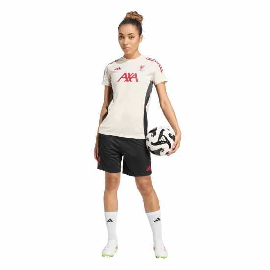 Футболни тренировъчни долнища Adidas Дамски Къси Шорти За Тренировка Liverpool Training Shorts 2025 2026 Womens Adidas Дамски Къси Шорти За Тренировка Liverpool Training Shorts 2025 2026 Womens Футболни тренировъчни долнища