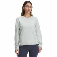 Under Armour Women's Rival Terry Crew Sweatshirt Green Under Armour Women's Rival Terry Crew Sweatshirt Green