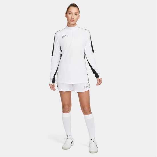 Nike Academy 23 Drill Top Womens Бяло/Черно 