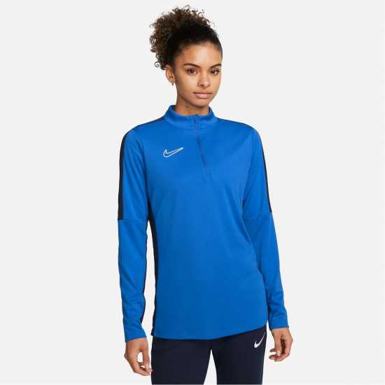 Nike Academy 23 Drill Top Womens Синьо/Бяло Nike Academy 23 Drill Top Womens Синьо/Бяло