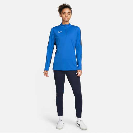 Nike Academy 23 Drill Top Womens Синьо/Бяло Nike Academy 23 Drill Top Womens Синьо/Бяло