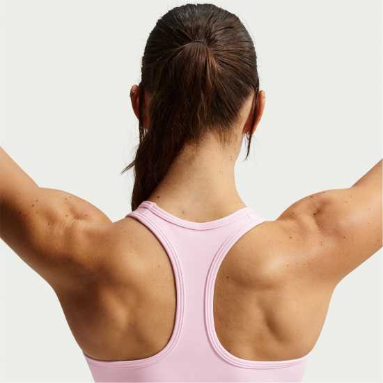 Nike Swoosh Women's Medium-Support 1-Piece Pad Sports Bra Pink Foam 