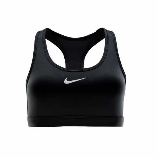 Nike Swoosh Women's Medium-Support 1-Piece Pad Sports Bra Черно 