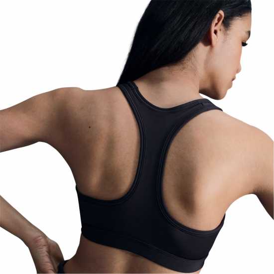 Nike Swoosh Women's Medium-Support 1-Piece Pad Sports Bra Черно 