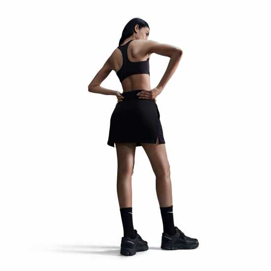 Nike Swoosh Women's Medium-Support 1-Piece Pad Sports Bra Черно 