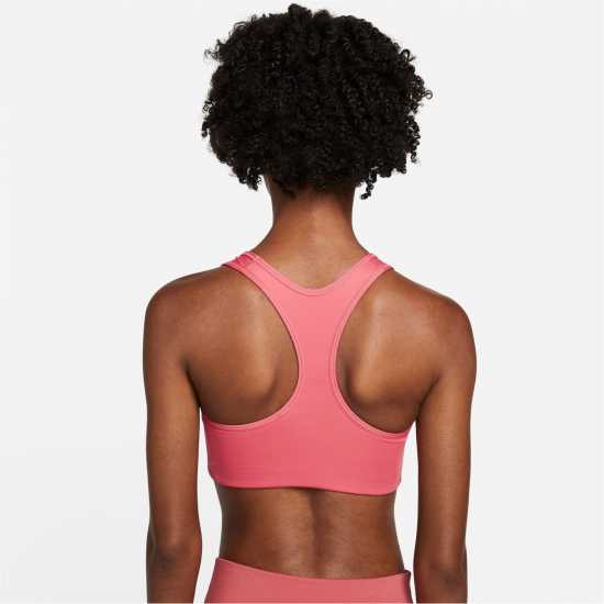 Nike Swoosh Women's Medium-Support 1-Piece Pad Sports Bra Archaeo Pink Спортни сутиени