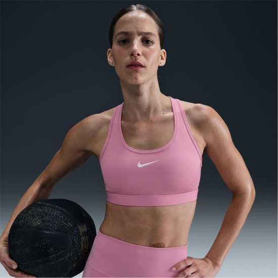 Nike Swoosh Women's Medium-Support 1-Piece Pad Sports Bra  Спортни сутиени