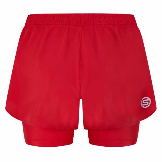 Дамски клинове за фитнес Skins Дамски Шорти Sr3 Superpose Performance Shorts Womens Червено Skins Дамски Шорти Sr3 Superpose Performance Shorts Womens Червено Дамски клинове за фитнес