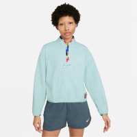 Nike Дамско Яке Fc Drifit Midlayer Jacket Womens LgtDew/Whi Дамски тениски и фланелки