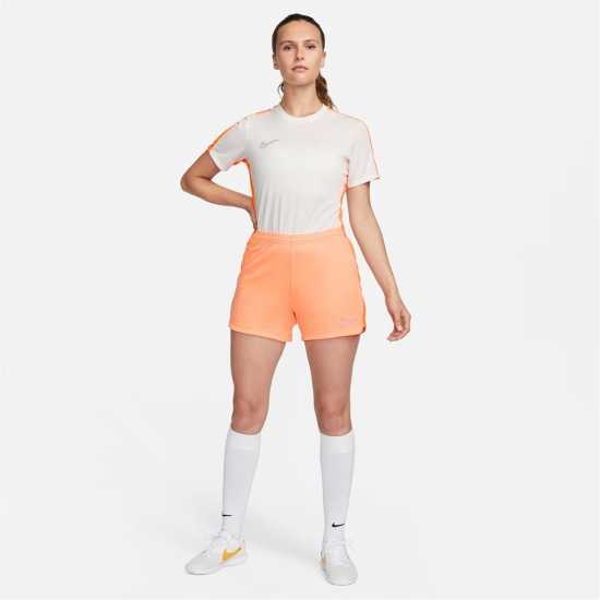 Nike Дамски Шорти Academy Dri-Fit Shorts Womens Orange Pulse Дамски къси панталони