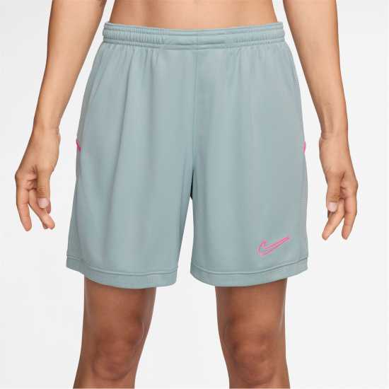 Дамски къси панталони Nike Дамски Шорти Academy Shorts Womens Сиво/Розово Nike Дамски Шорти Academy Shorts Womens Сиво/Розово Дамски къси панталони