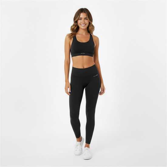 Спортни сутиени Usa Pro Спортен Безшевен Сутиен Кръстосани Презрамки Seamless Crop Sports Bra Черно Usa Pro Спортен Безшевен Сутиен Кръстосани Презрамки Seamless Crop Sports Bra Черно Спортни сутиени