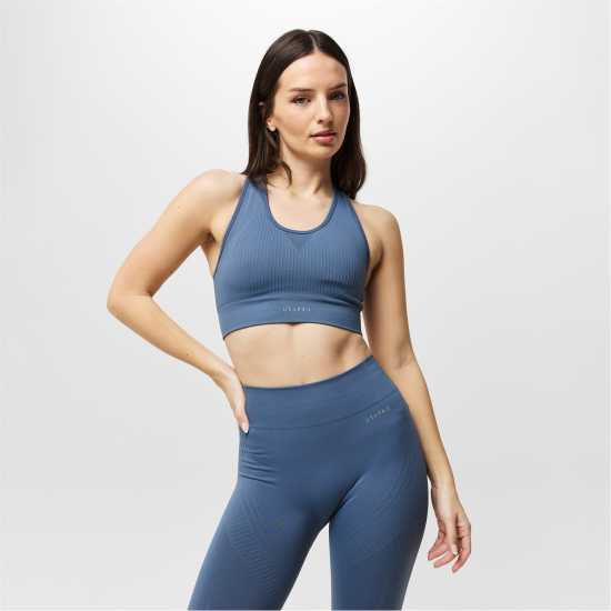 Спортни сутиени Usa Pro Спортен Безшевен Сутиен Кръстосани Презрамки Seamless Crop Sports Bra Буря Usa Pro Спортен Безшевен Сутиен Кръстосани Презрамки Seamless Crop Sports Bra Буря Спортни сутиени