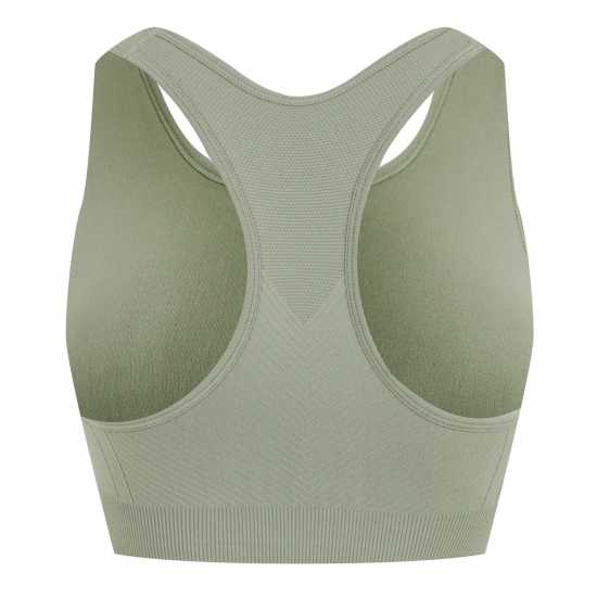 Usa Pro Спортен Безшевен Сутиен Кръстосани Презрамки Seamless Crop Sports Bra Чай Спортни сутиени