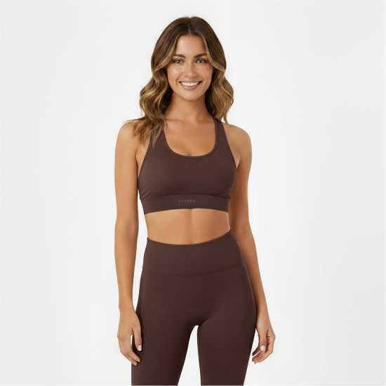 Дамски дрехи за фитнес Usa Pro Спортен Безшевен Сутиен Кръстосани Презрамки Seamless Crop Sports Bra Espresso Usa Pro Спортен Безшевен Сутиен Кръстосани Презрамки Seamless Crop Sports Bra Espresso Дамски дрехи за фитнес
