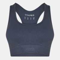 Usa Pro Спортен Безшевен Сутиен Кръстосани Презрамки Seamless Crop Sports Bra
